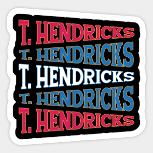 NATIONAL TEXT ART USA HENDRICKS Sticker